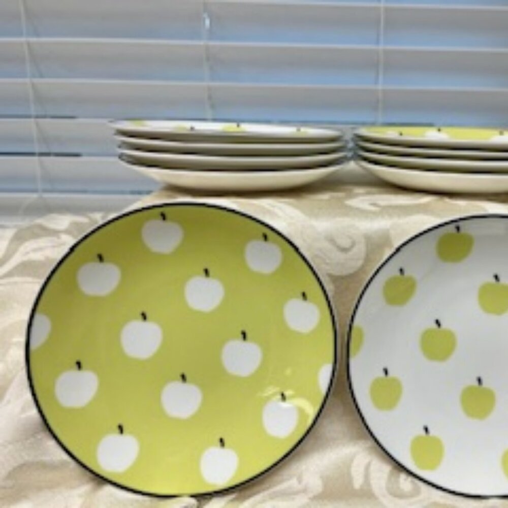 Kate Spade Wickford Orchard 5 3/4" Tidbit Plates - set of 10